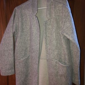 Light gray cardigan